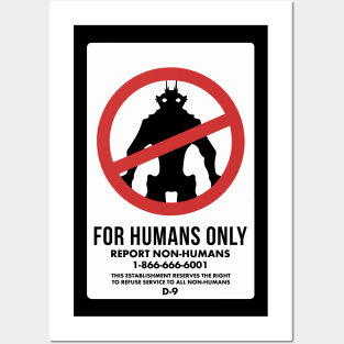 For Humans Only from the movie District 9 Posters and Art